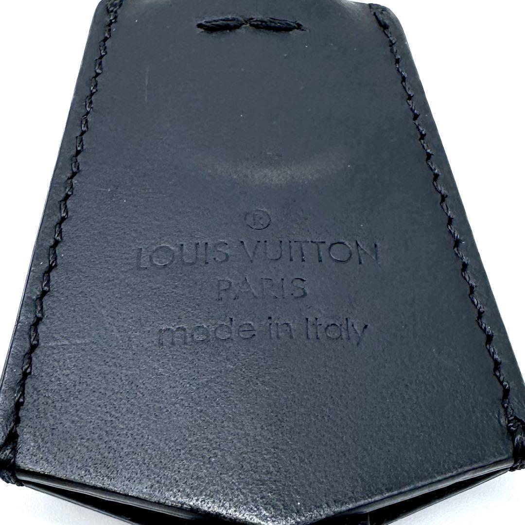 美品✨ルイヴィトン LV クロッシュ クレ キーホルダー M68020 ブラック