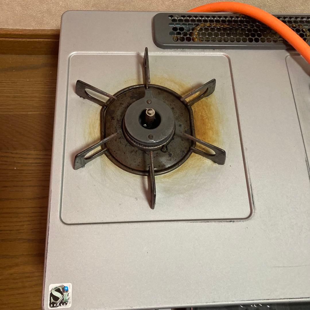 LPガス用 2口ガスコンロ ハーマン LG2255L 電池 ホース付き