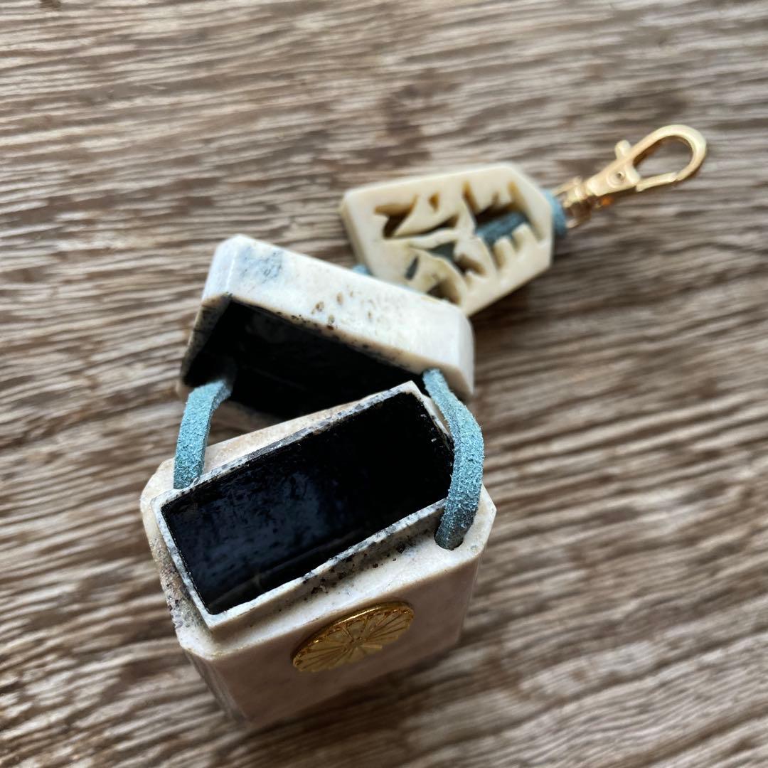 【一点物】鹿角×印籠　伝統技術の手作り工芸品