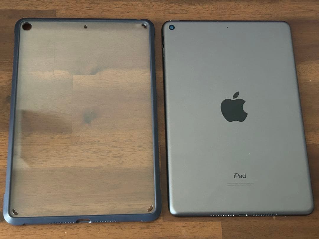 【美品】iPad mini 第5世代　ケース、保護フィルム付（未使用フィルム付）