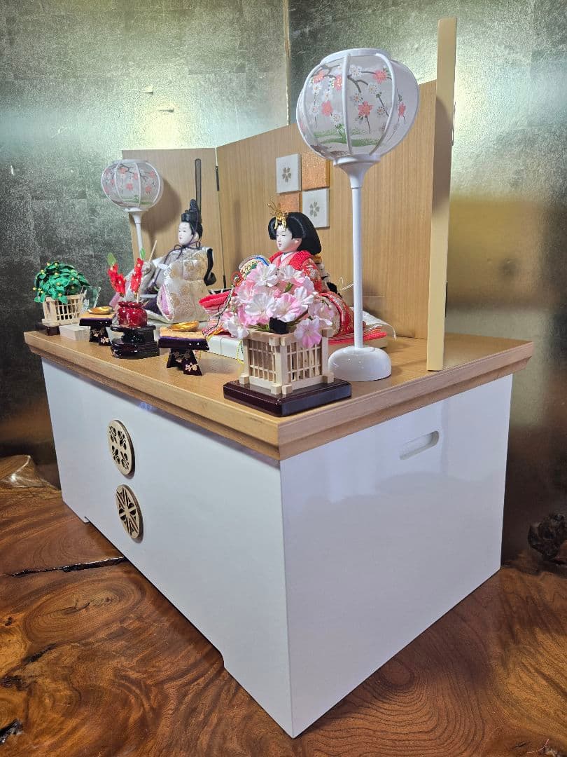 【一点限り】雛人形 収納飾り　SH54