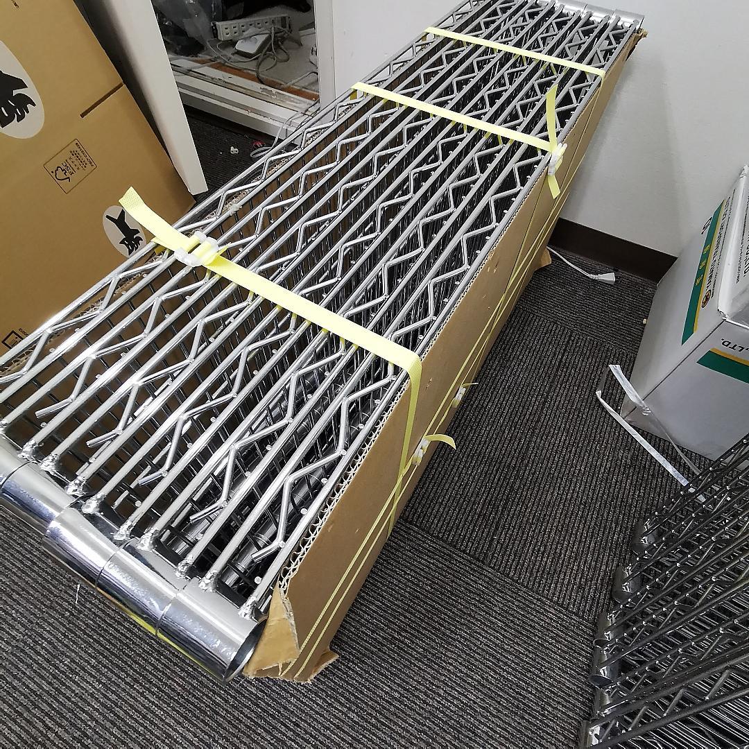 鯖缶：幅90cm　スチールラック 5段 シルバー