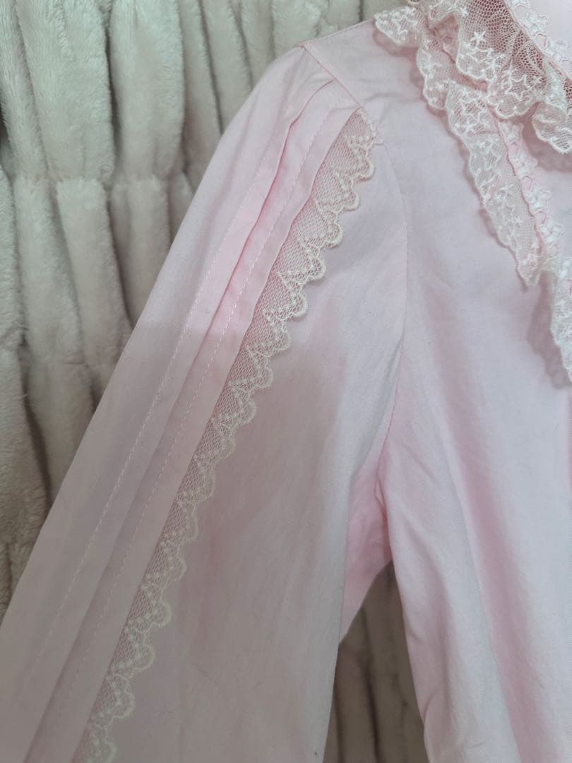 angelic pretty ブラウス ピンク 綿　タグ有