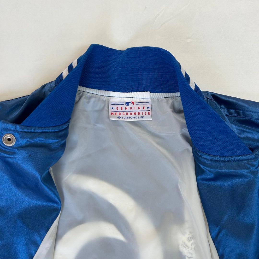 【未使用】刺繍ロゴスタジャン 90's ロサンゼルス ドジャース野茂 英雄