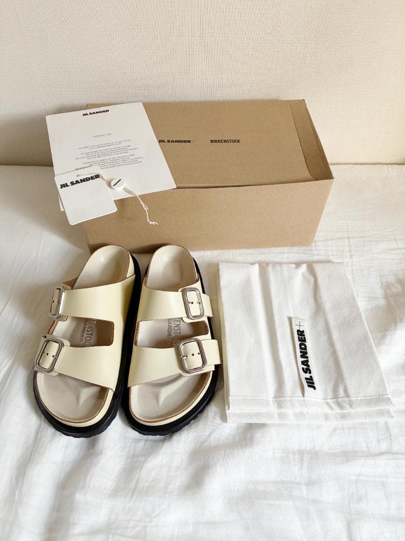 JIL SANDER x BIRKENSTOCK アリゾナ クリーム 37