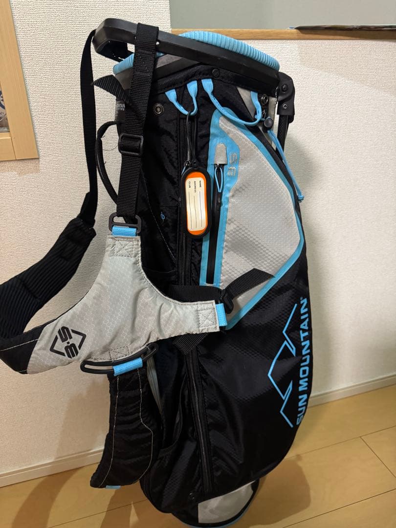 SUN MOUNTAIN 軽量キャディバッグ ブラック/ブルー