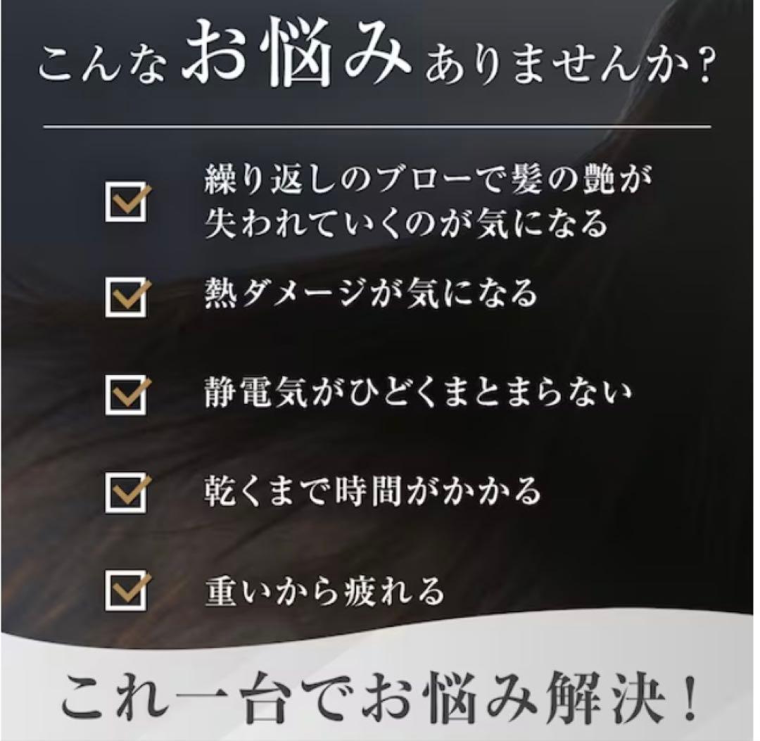 新品未開封ニトリ DAYValue 高濃度マイナスイオンヘアケアドライヤー軽量