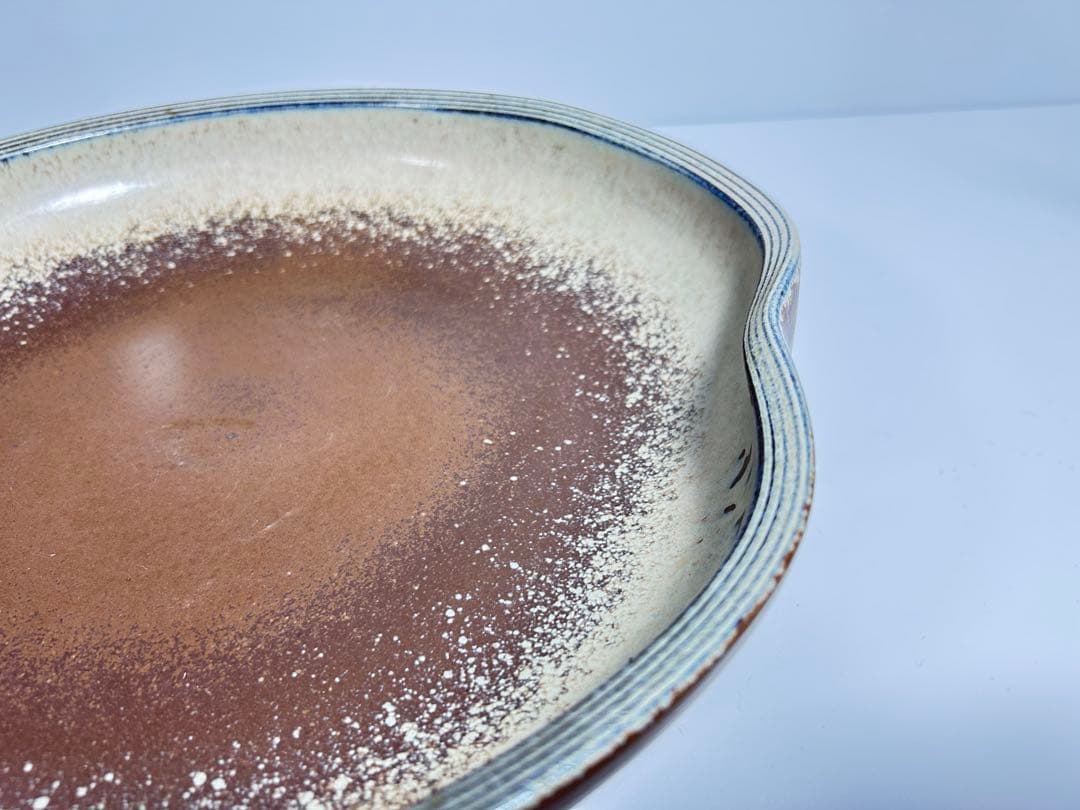 33.5x7 2￼.5kg 華道 生花 花器 フワラーベース 水盤 清山 銘