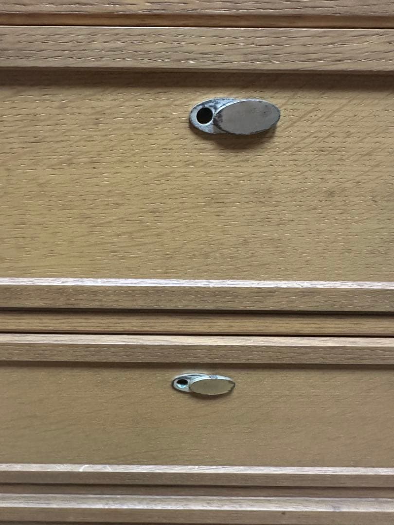 桐タンス 洋服ダンス　2引き出し 鍵付き