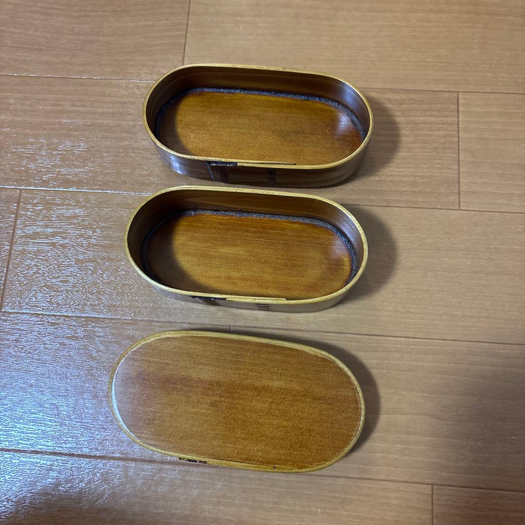 ぬし熊 尾鷲わっぱ弁当箱 小判型二段弁当箱