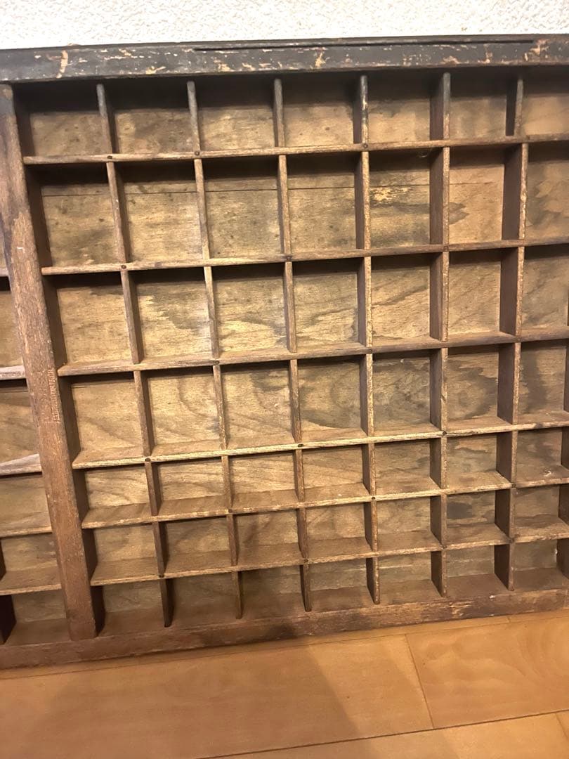 最終出品　プリンタートレイ　木製　ブロカント　ビンテージ　ヴィンテージ