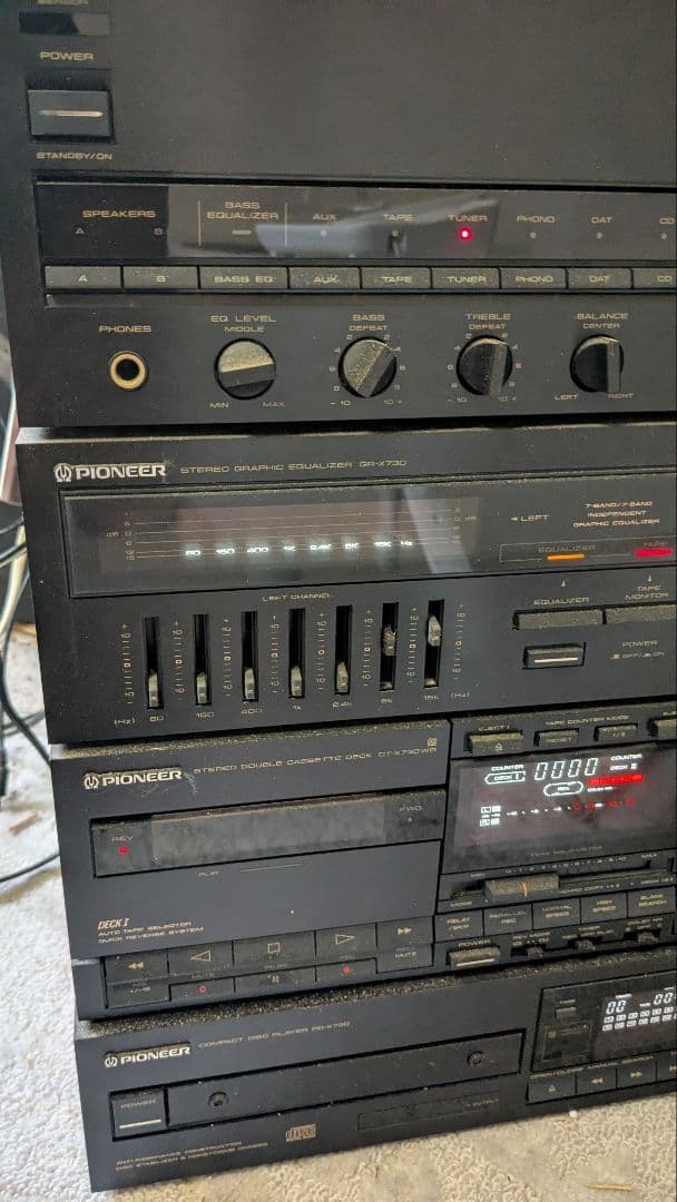 PIONEER パイオニア システムコンポ　PL-X730 F-X730など