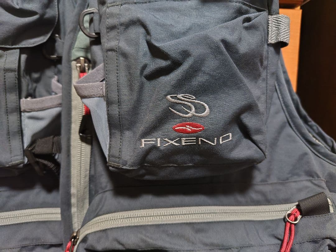 SONG X FIXEND フィッシングベスト グレー XLおまけ付き