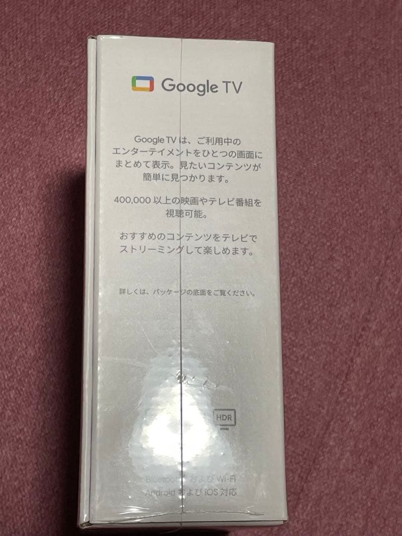 ☆新品未開封☆Chromecast with Google TV](4Kモデル)