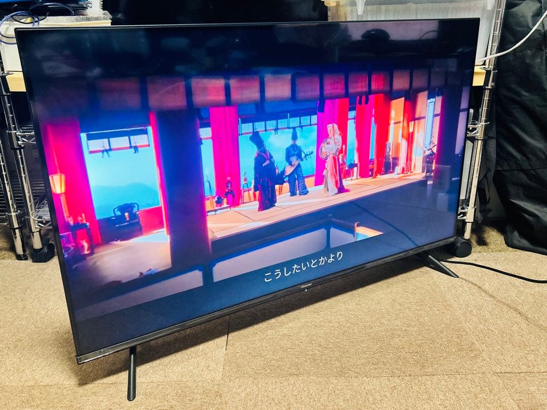 大画面 43インチ 4K 液晶テレビ 43E6G YouTube アマプラ