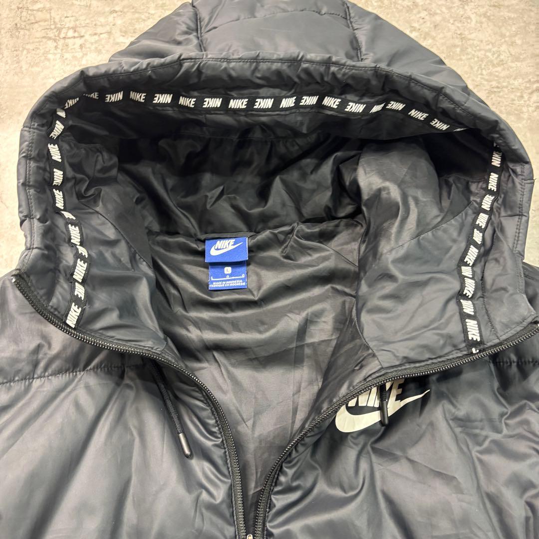 ナイキ NIKE ダウンコート ベンチコート フィル パーカ ロゴリブ L