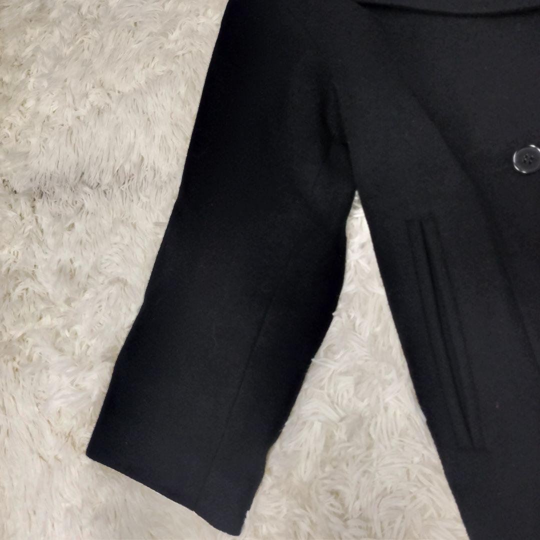 SHIPS any｜新品タグ付き ウールオーバーサイズコート ブラック F