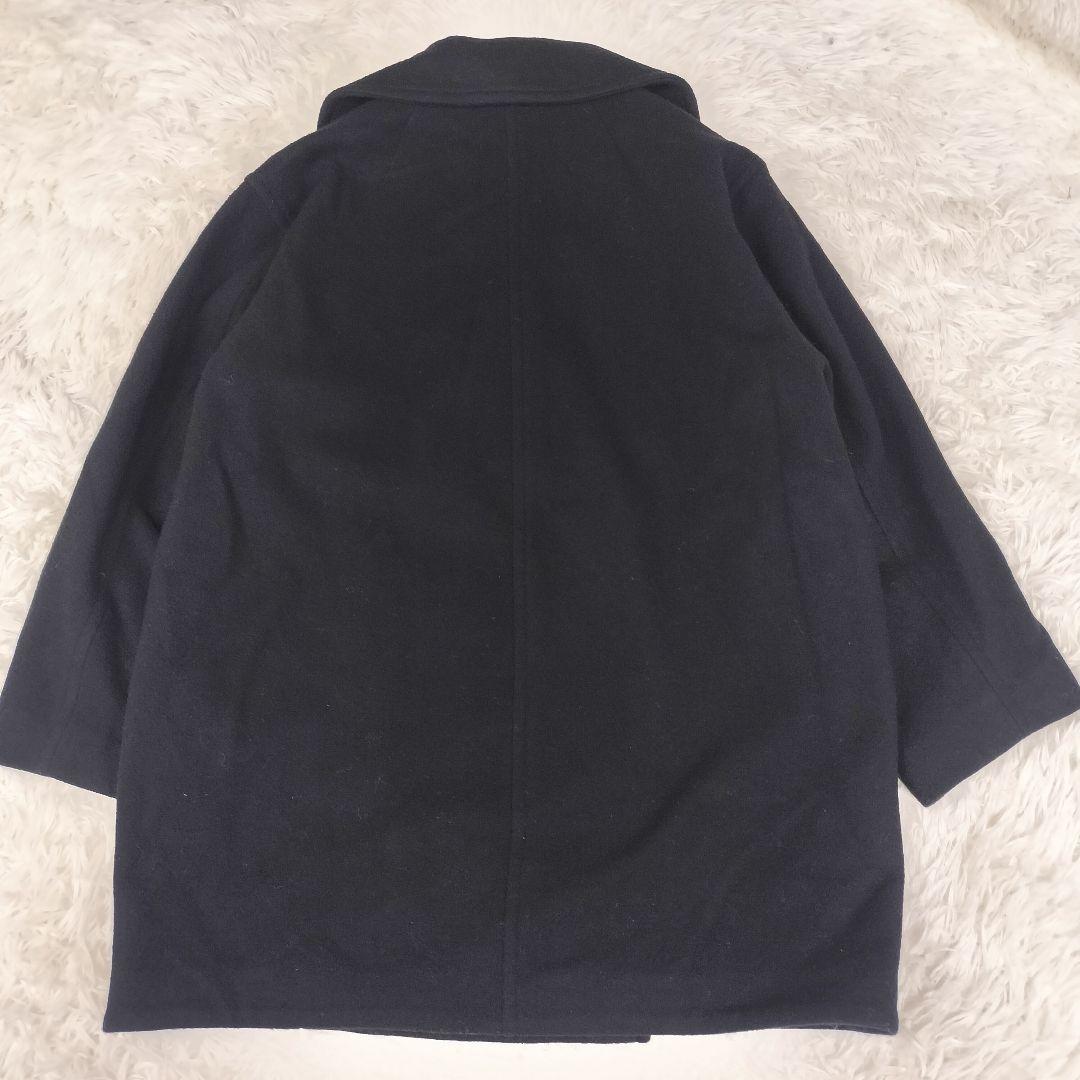 SHIPS any｜新品タグ付き ウールオーバーサイズコート ブラック F