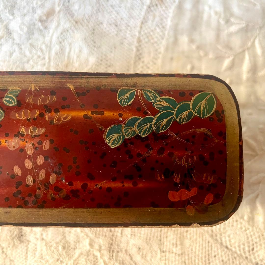 蒔絵風パフュームボックス　香水箱　木製ケース　ジャポニズム　フランスアンティーク