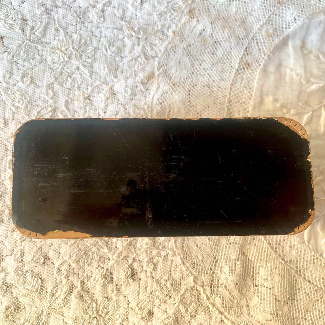 蒔絵風パフュームボックス　香水箱　木製ケース　ジャポニズム　フランスアンティーク