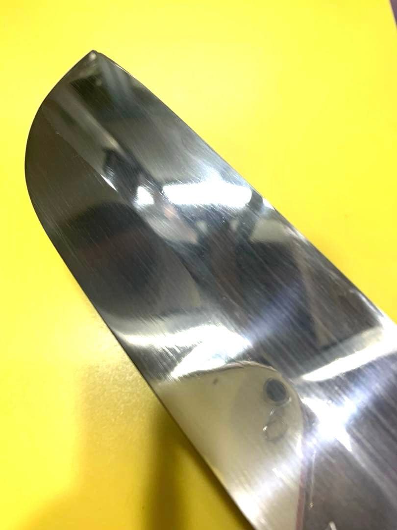 堺真久　鎌形薄刃包丁　刃渡り20cm