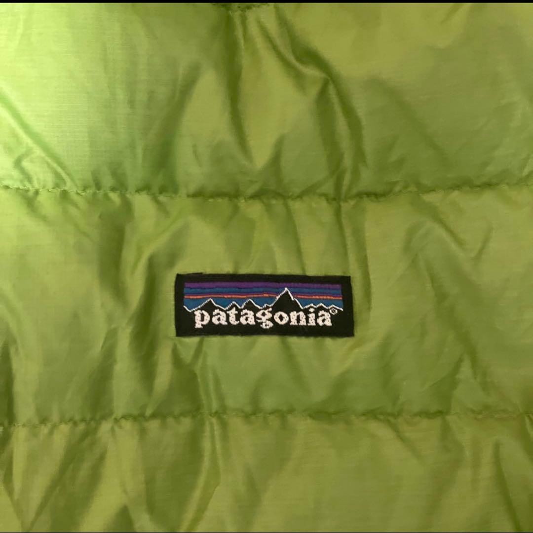 Patagonia ダウン　プルオーバー　ライトグリーン