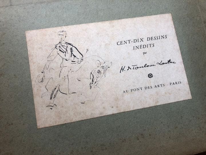 ロートレック　素描画集。