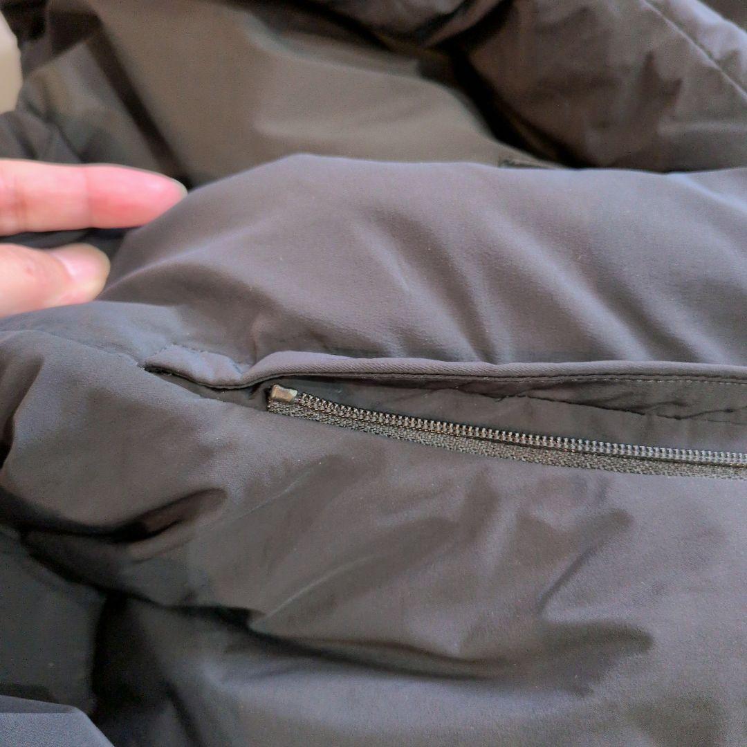 【現行】Theory ダウンコート ミドル丈 ブラック S フード欠品