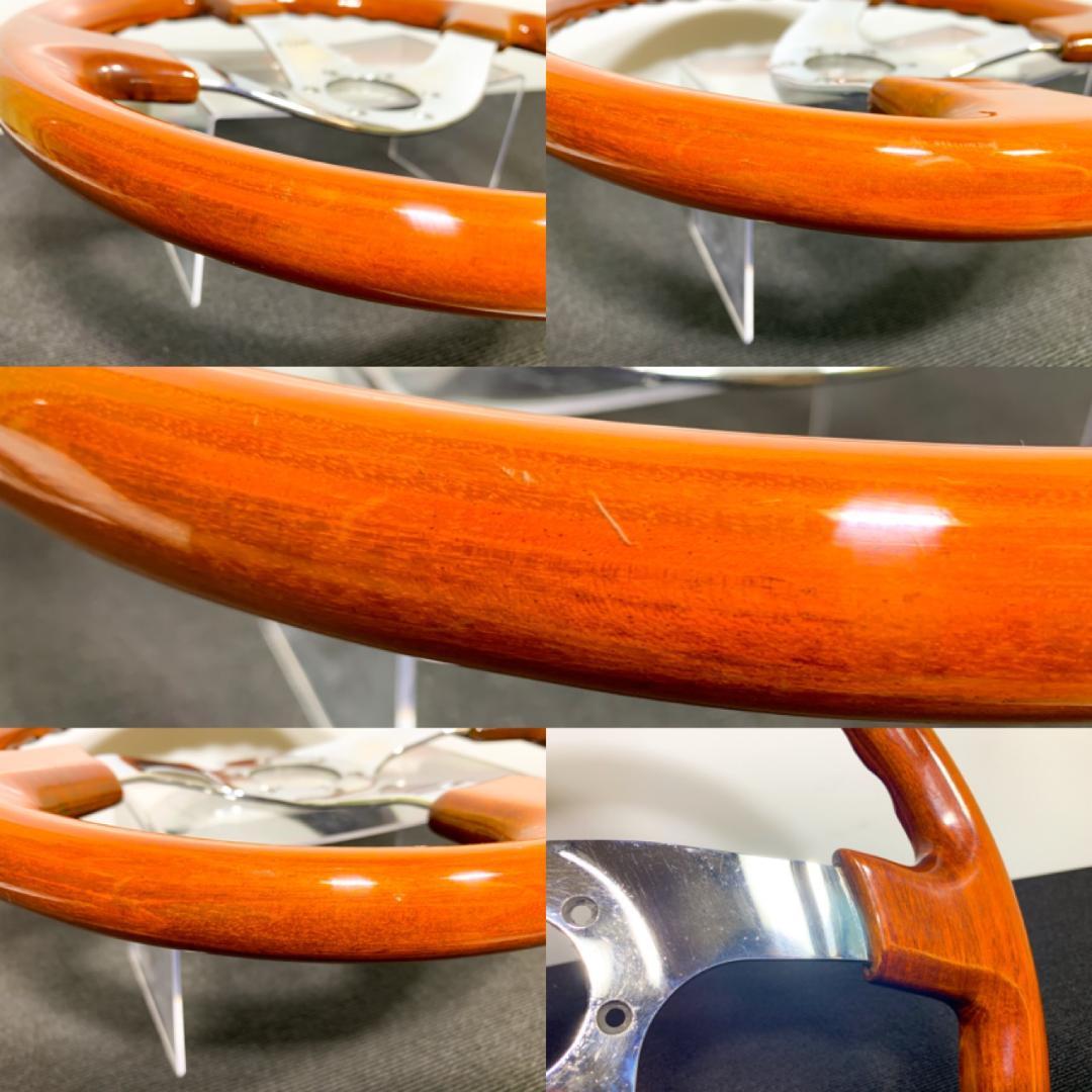 希少 イタルボランテ Imola イモラ ウッドステアリング メッキスポーク