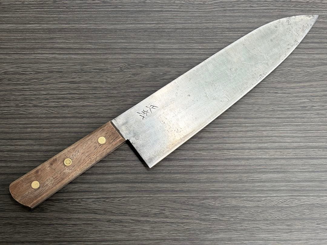 正広 安来鋼 本焼 牛刀 冷凍切り 幅広 280mm