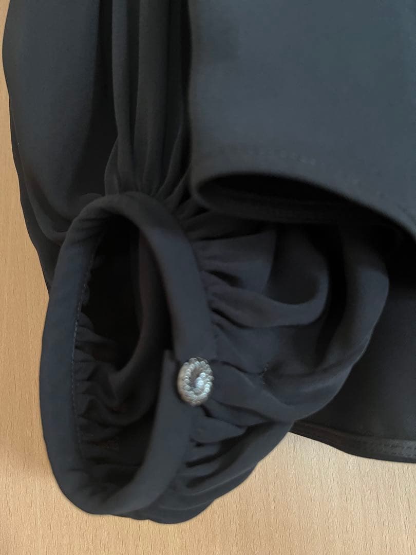 未使用品♡FOXEY Blouse \"Audrey Ribbon II\"ブラック