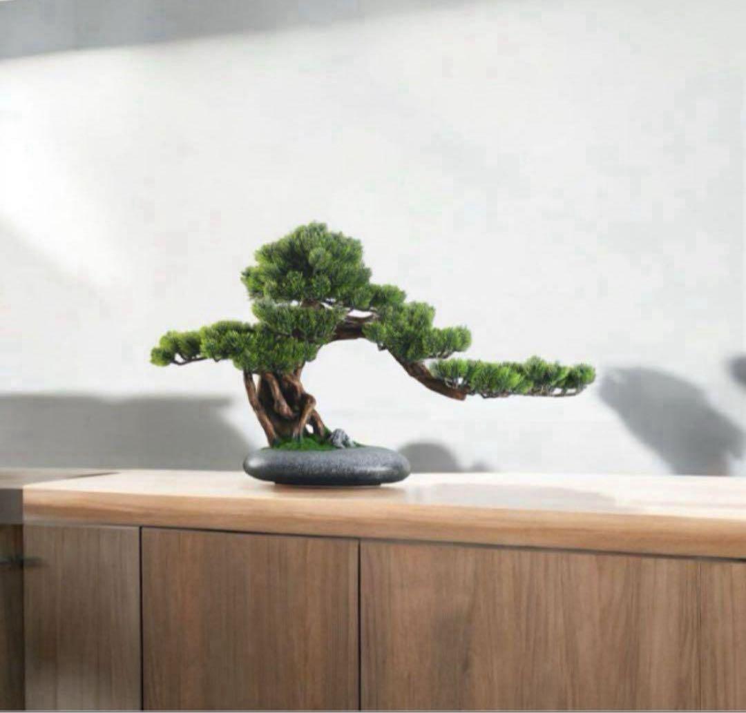 幅70cmフェイク盆栽 盆栽 松 人工盆栽 フェイクグリーン 造花 高品質 大型