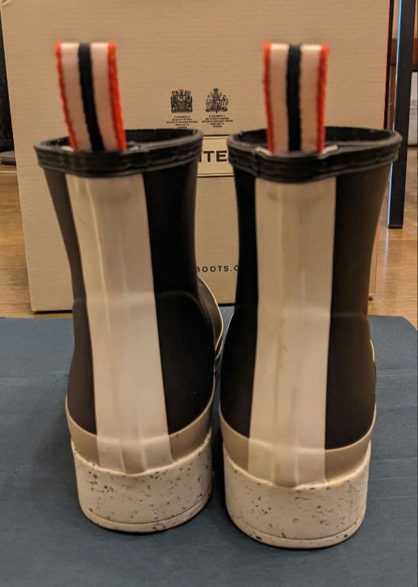 HUNTER【レアデザイン】ハンター レインシューズ 長靴 厚底 ブーツ 希少