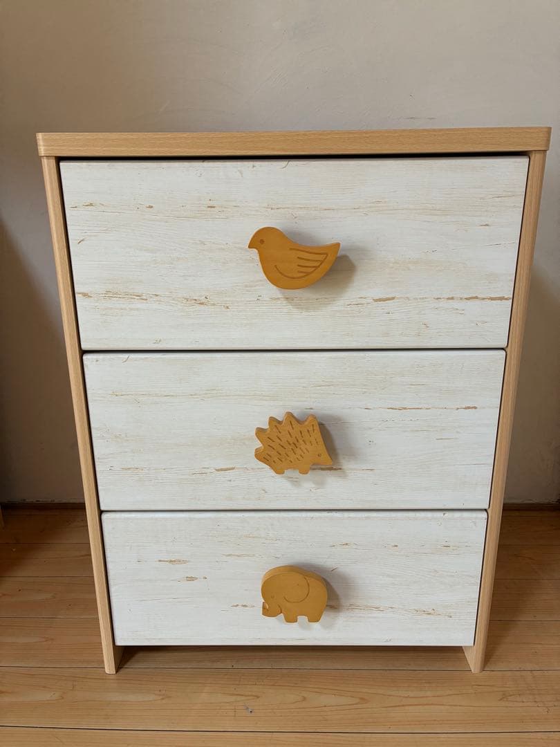 白井産業 キッズチェスト 幅57cm 高さ75cm LAK-7555H