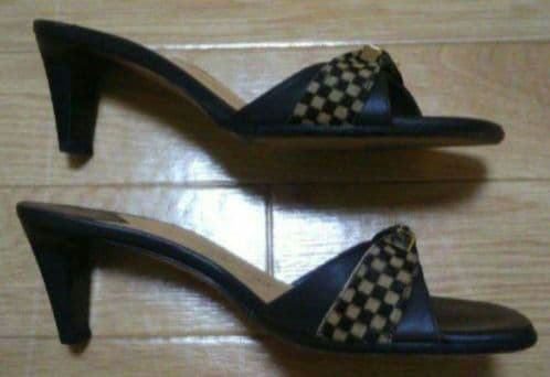 2503　ルイヴィトン　ミュール　ハラコ　23.5　極美品