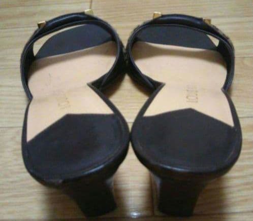 2503　ルイヴィトン　ミュール　ハラコ　23.5　極美品