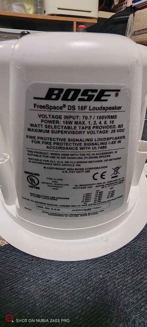 BOSEスピーカーDS16F 2個セット