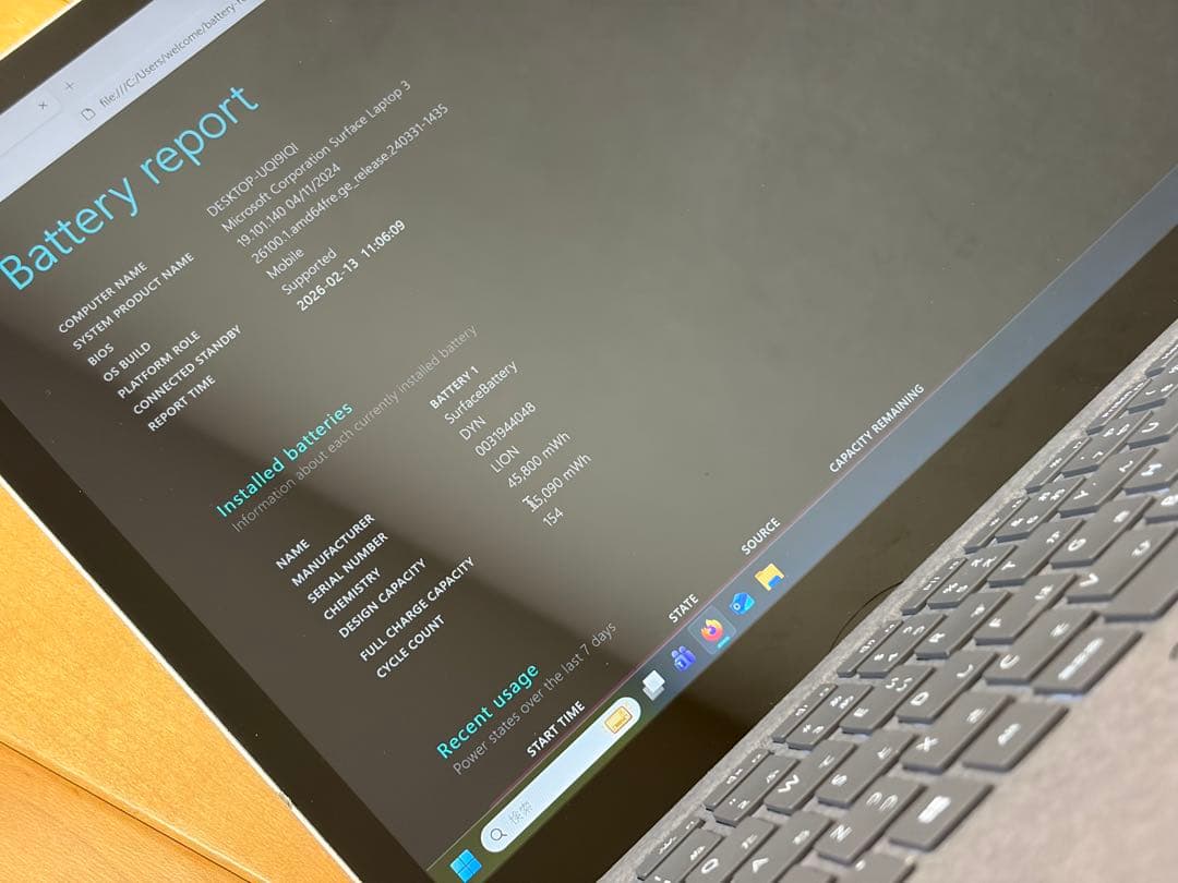 Microsoft Surface Laptop3グレー ジャンク品