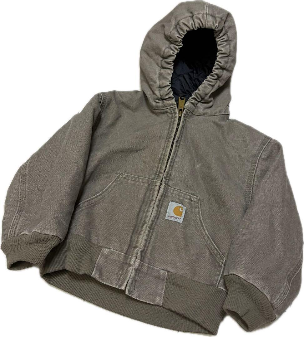 90s Carhartt アクティブJK Kids 90〜110 Mexico製