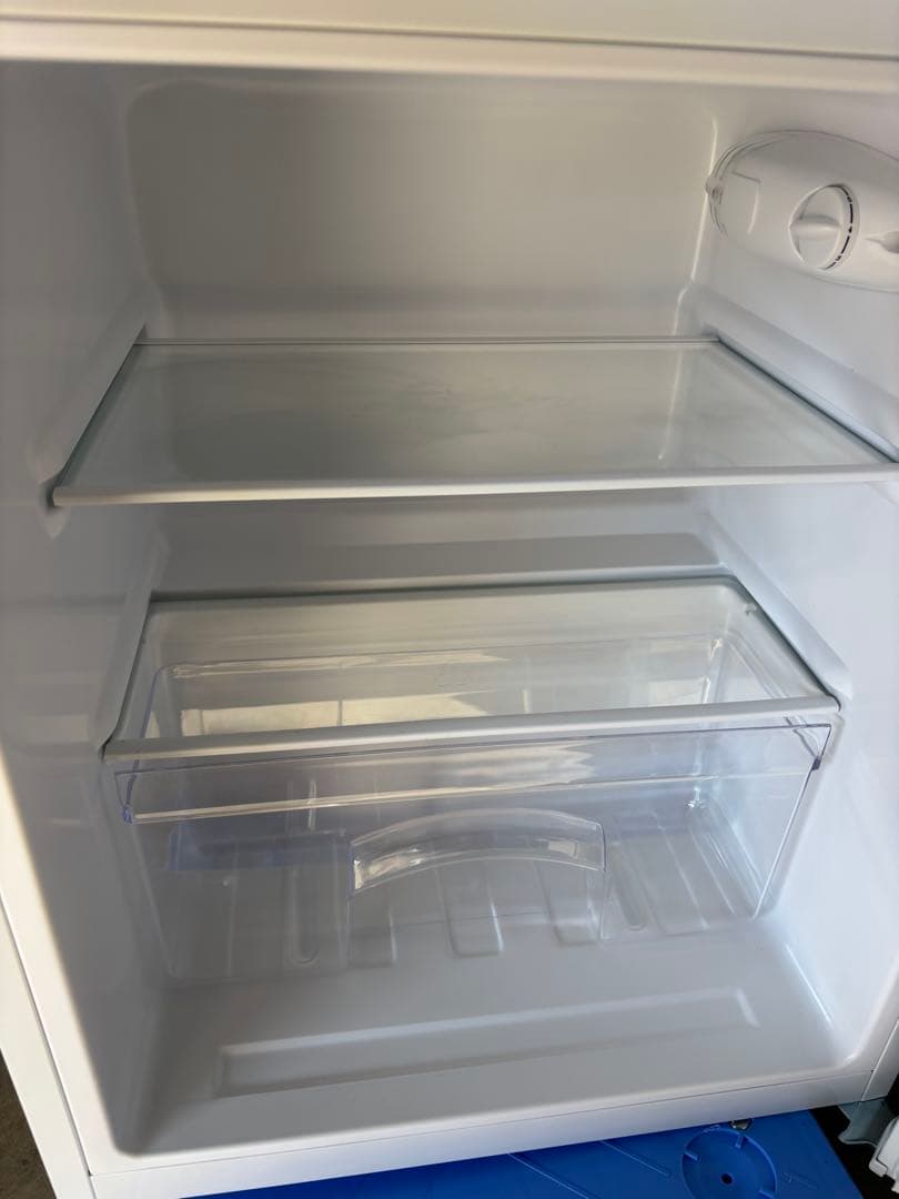 美品 ヤマダ 2ドア冷蔵庫 REFAGE YRZ-C09MW 2025年製