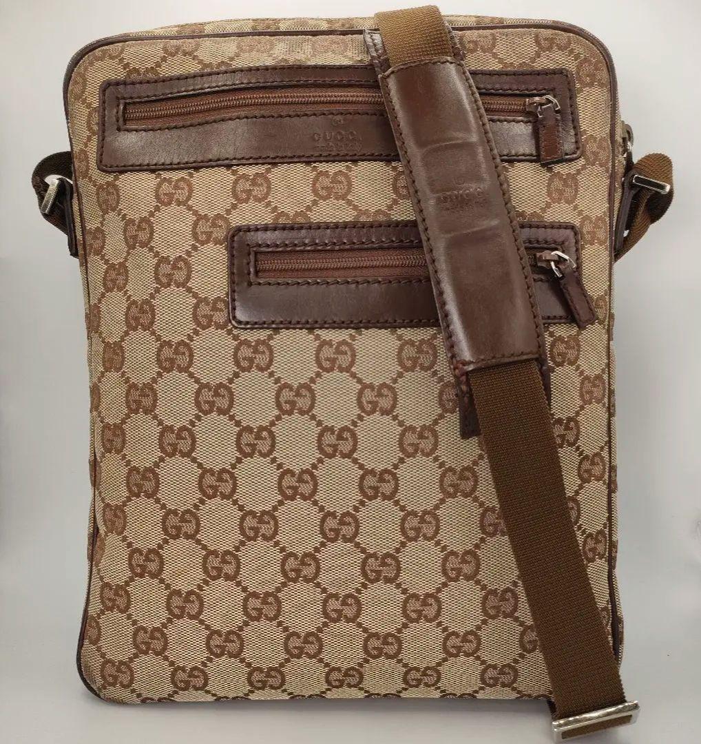 GUCCI GGキャンバス ショルダーバック GG柄 グッチ