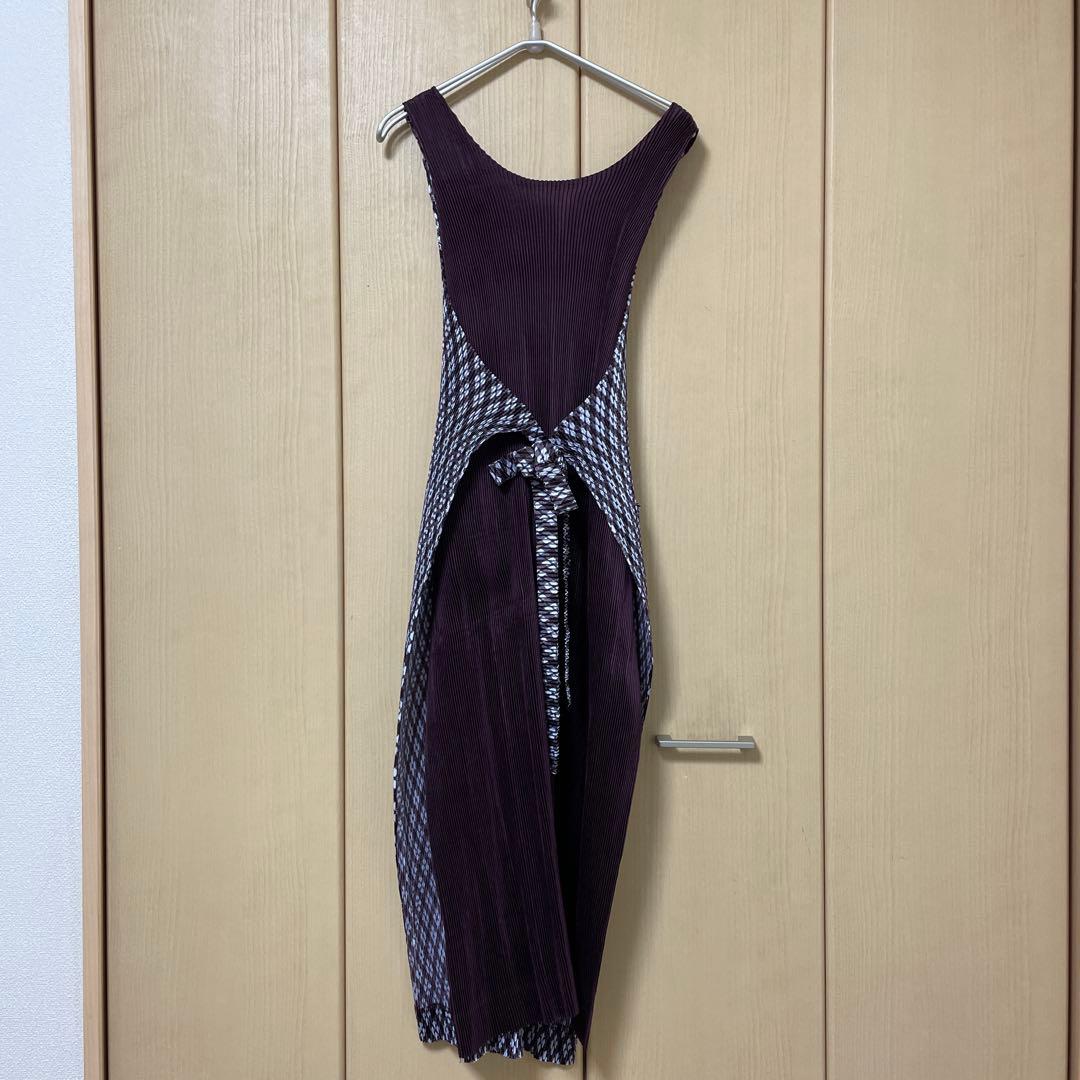 improduct イッセイミヤケ プリーツ エプロンバイカラー 2way