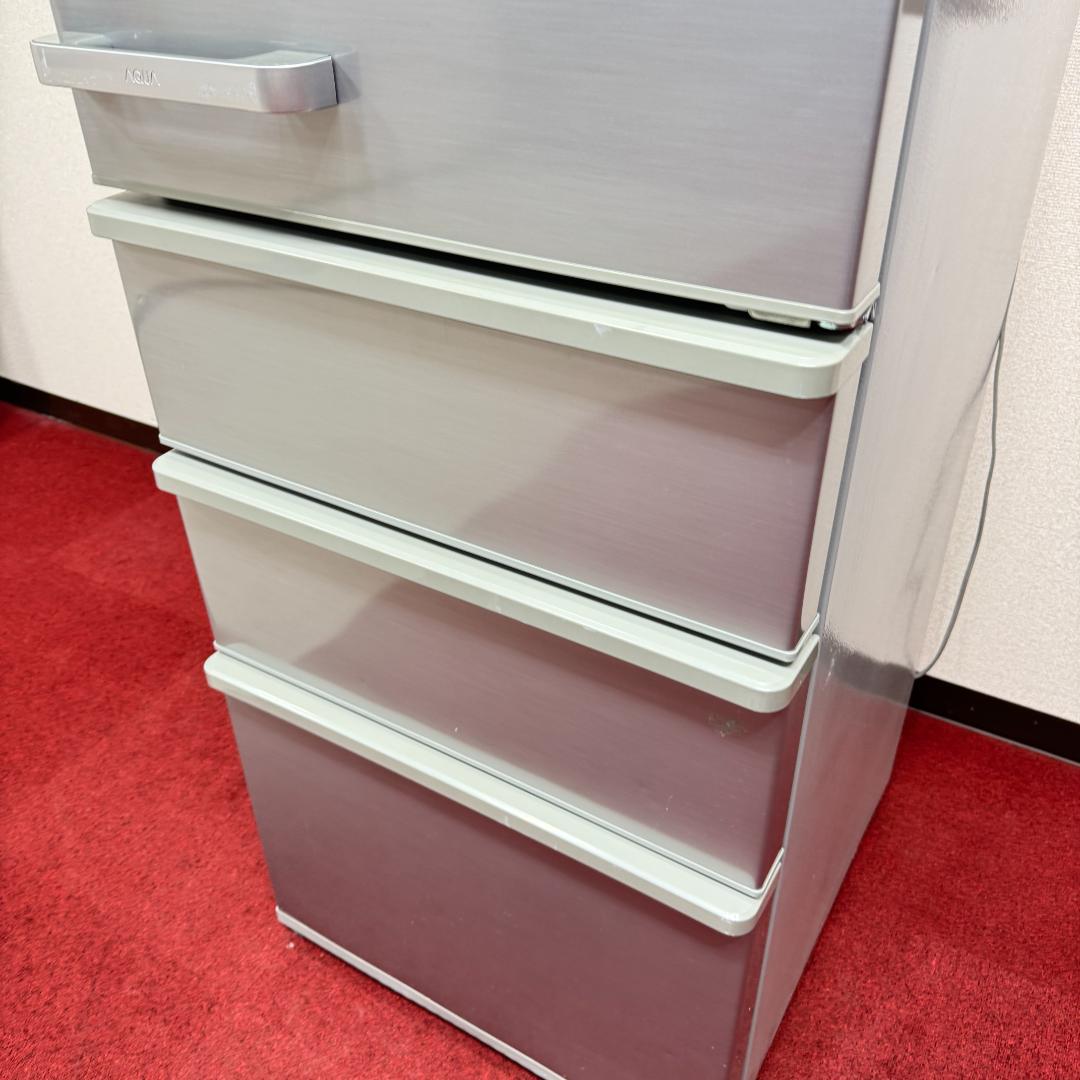 東京23区送料無料　美品アクア2019年製　4ドア355L　洗浄/除菌済み