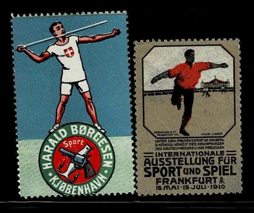 アンティーク　スポーツ　& オリンピック　ポスタースタンプ　切手　コレクション