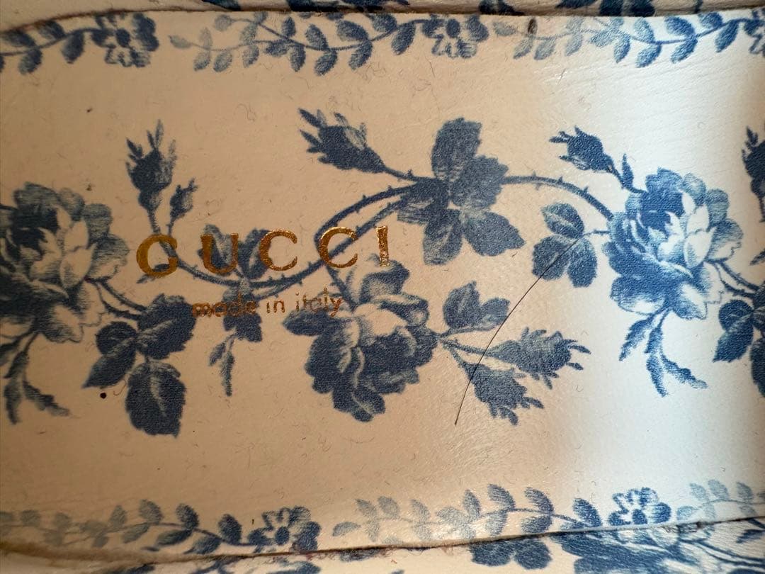 グッチ黒ローファー 厚底 ゴールド金具