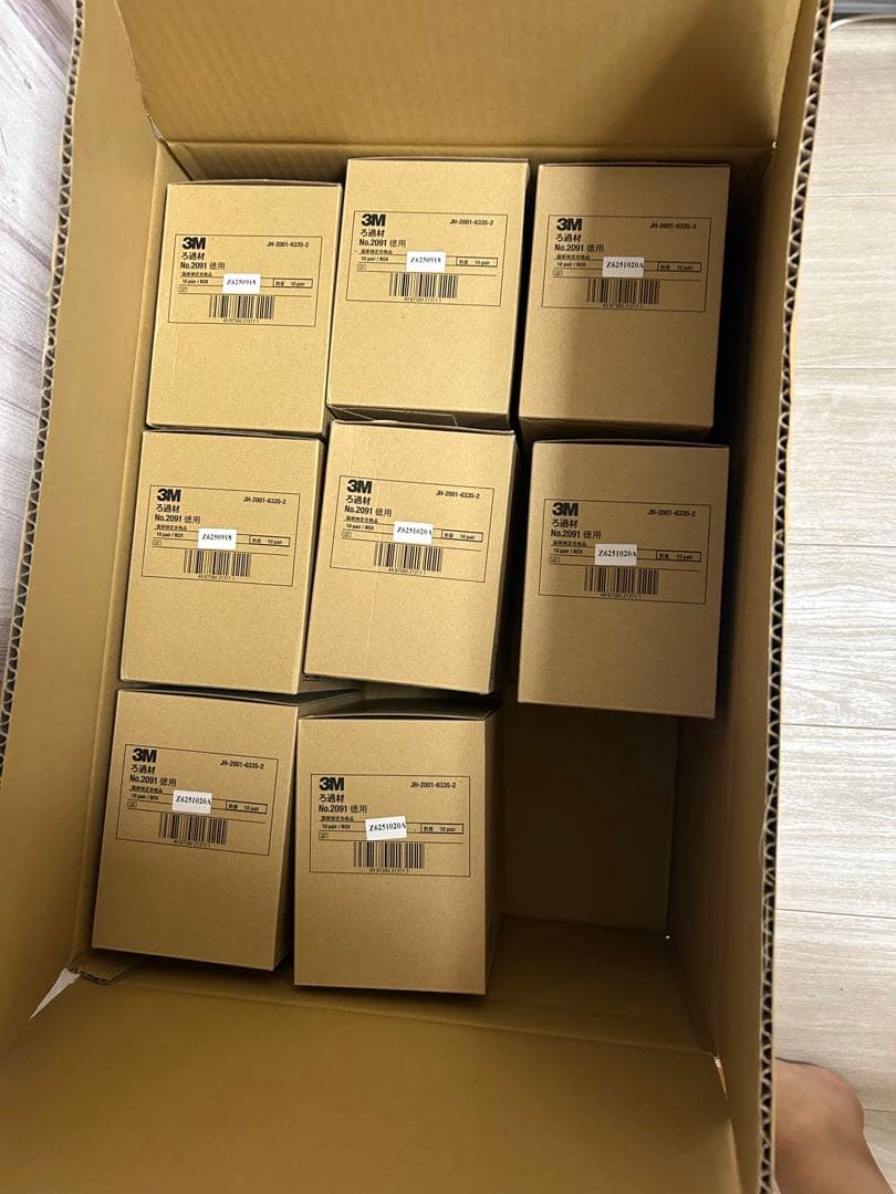 3M 2091 防塵マスク ピンク 20個入り8箱