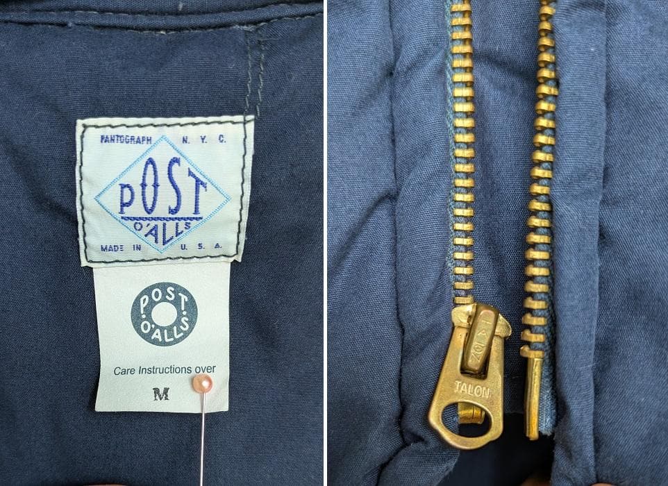 美品 POST O'ALLS E-Z CRUZ Vest M 中綿 15AW