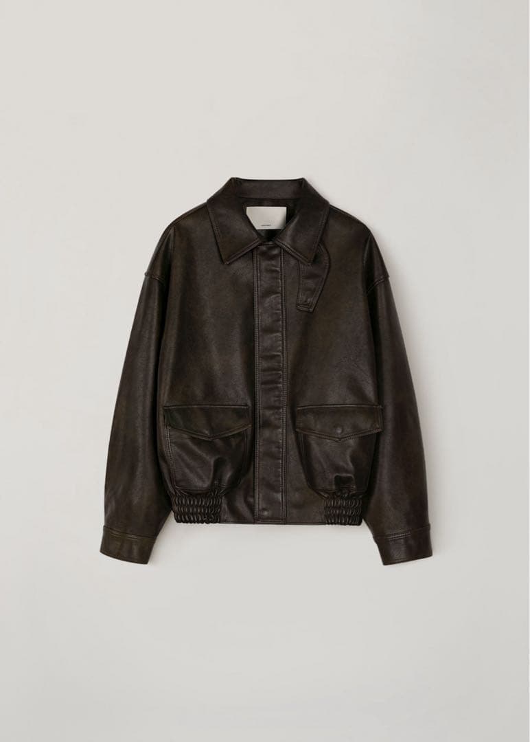 ジャケット・アウター Balmacaan Leather Jacket / OHOTORO