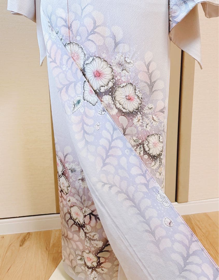 新品　正絹　訪問着　フルセット　裄68 卒業式　入学式　M L