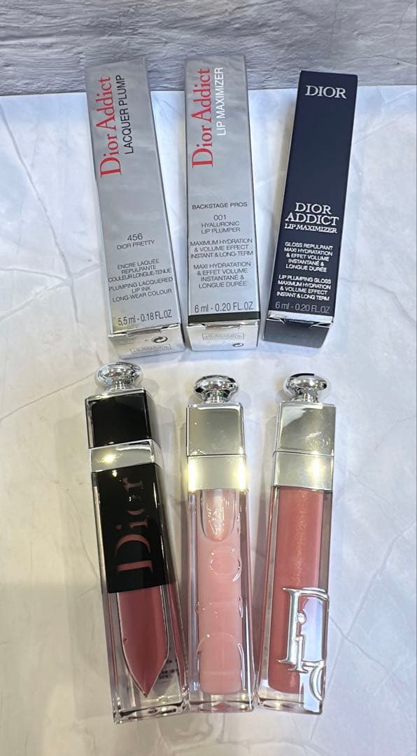 【新品未使用】Dior リップ3本セット & 保湿クリーム マキシマイザー
